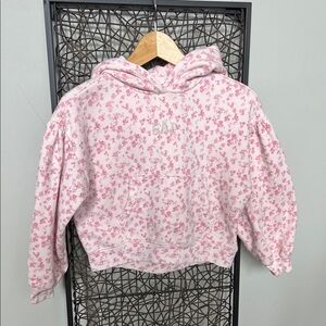 LoveShackFancy x Gap Kids Pink Floral Hoodie Cotton Bl M 8-9 Sold Out Online